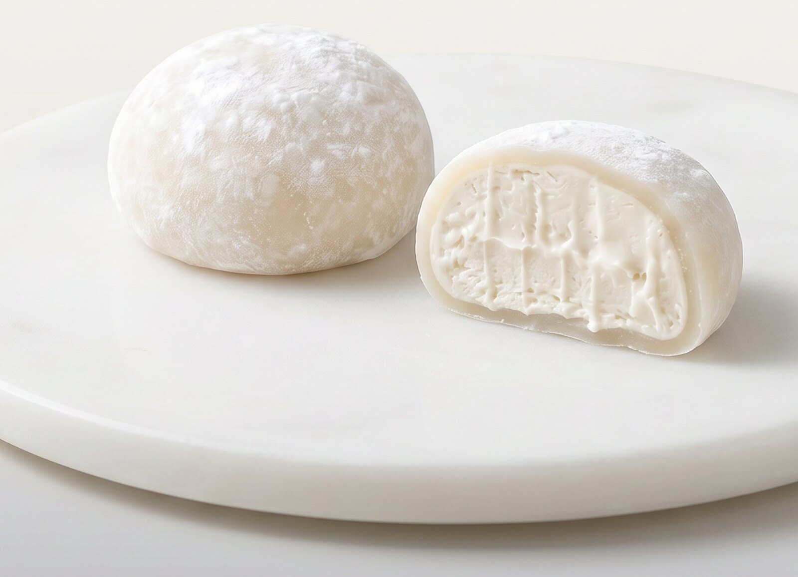 Mochi de Coco em close